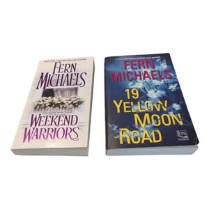 2 Books Fern Michaels Sisterhood Series:Weekend Warrior & 19 Yellow Moon Rd.